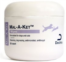 Mal-A-Ket Wipes by DermaPet (50 ct)