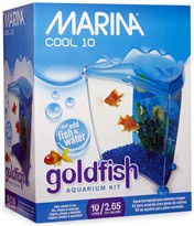 Marina Cool 10 Goldfish Aquarium Kit Blue (2.65 gal)