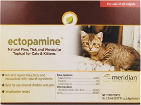 Meridian Ectopamine Natural Flea, Tick and Mosquito Topical