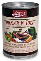 Merrick 5Star Canned Dog Food - Brauts -N- Tots (13.2 oz)