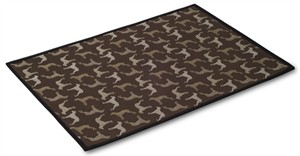Crypton Mess Mat - Hot Chocolate (24" x 18")