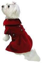 Dogit Military Peacoat Red - Large