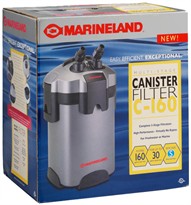 Marineland Multi-Stage Canister Filter C-160 (160 gph upto 100 gal)