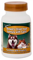 NaturVet Brewer's Yeast & Garlic (100 Tabs)