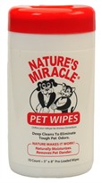 Nature's Miracle Pet Wipes (70 wipes per container)