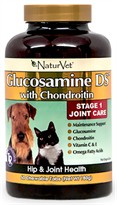 NaturVet Glucosamine DS with Chondroitin Time Release - 60 Chewable Tabs