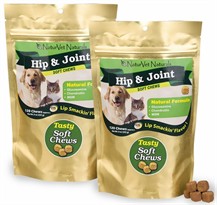 2 PACK Naturvet Hip & Joint for Dogs & Cats (240 soft chews)