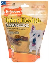 Nylabone Joint Health Rawhide Glucosamine & Chondroitin - Beef (12 regular sticks)
