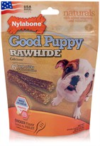 Nylabone Good Puppy Rawhide Calcium - Chicken (6 large sticks)