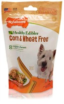 Nylabone Corn & Wheat Free - Real Chicken (8 medium chews)