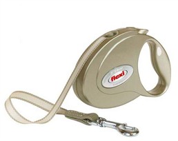 Flexi Elegance 2 Sahara Beige Medium Leash for dogs up to 55 lb (16 ft) 