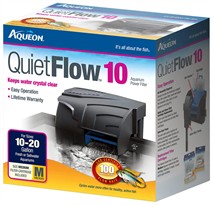 Aqueon QuietFlow 10 Aquarium Power Filter