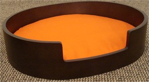 Otis and Claude SLEEP Oval : Gray/Orange (Mocha, Large)