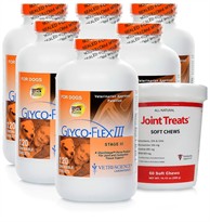 Glyco Flex III 6-PACK (720 Tablets) + FREE Joint Treats!