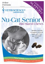 Vetri-Science Nu-Cat Senior for Cats (120 SOFT CHEWS)