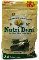 Nylabone Nutri Dent Edible Dental Chews (24 MEDIUM/ 22.8 oz) -Extra Value Pack 
