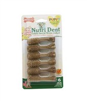 Nylabone Nutri Dent Edible Puppy Dental Chews - Bacon & Cheese Flavor Small (6 ct)