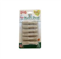 Nutri Dent Edible Puppy Dental Chews - Milk Protein Small (6 ct)  