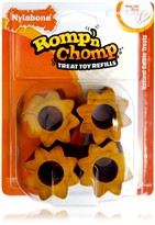 Nylabone Romp 'n Chomp Treat Refill Extruded Disks (4 pack)