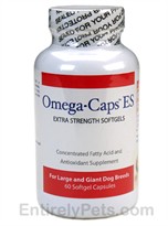 Omega-Caps ES - Extra Strength For LARGE and GIANT Dogs (60 Softgel Capsules)