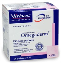 Omegaderm EZ Dose Packets Under 20 lbs. (28 packets of 4 ml)