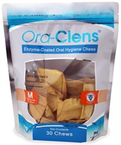 Ora-Clens Oral Hygiene Chews MEDIUM (30 Chews)