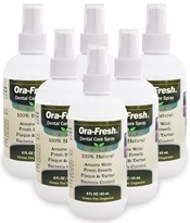 6 Pack Ora-Fresh Dental Care Spray (8 oz)