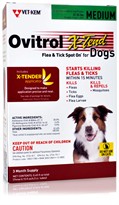 Ovitrol X-Tend Flea & Tick Spot On for Medium Dogs (32-55 lbs) - 3 MONTH