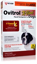 Ovitrol X-Tend Flea & Tick Spot On for XLarge Dogs (81 lbs and over) - 3 MONTH