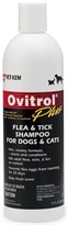 Ovitrol Plus Flea & Tick Shampoo for Dogs & Cats (12oz)