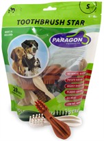 Paragon Toothbrush Star Small Dental Dog Treats (28 count)