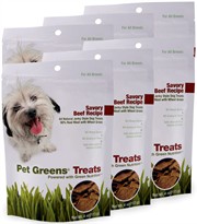 Pet Greens Jerky Dog Treats Savory Beef 6-PACK (24 oz)