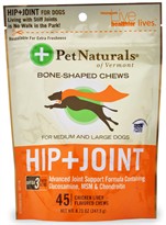 Pet Naturals Hip & Joint Chews for Medium & Large Dogs (45 count)