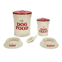 Pet Studio No.1 Dog Dining Collection - Cream