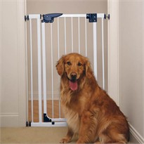 Pet Studio Pressure Mounted X-Tall Gate - White