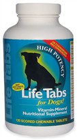 PetLabs360 Life Tabs for Dogs (120 Scored Chewable Tablets)