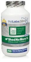PetLabs360 Shed No More for Dogs (250 Scored Chewable Tablets)