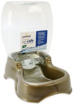 Petmate Cafe Waterer 0.75 Gallon - Pearl Tan