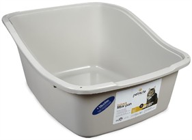 Petmate High Back Pan with Microban Large - Assorted