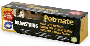 Petmate Liner High Back Drawstring Large (12 pack)