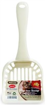 Petmate Litter Scoop with Microban Large - Bleached Linen