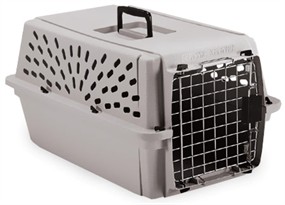 Petmate Pet Shuttle Kennel Intermediate 15-20lbs - Mouse Gray
