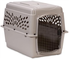 Petmate Pet Shuttle Kennel Large 20-25lbs - Mouse Gray