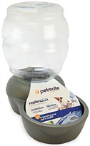 Petmate Replendish Waterer with Microban 1 Gallon - Brushed Nickel