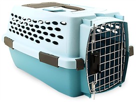 Petmate Ultra Vari Kennel 19" upto 10 lbs - Sky Blue