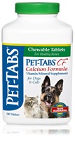 Pet-Tabs CALCIUM for Dogs and Cats (180 ct) by Virbac