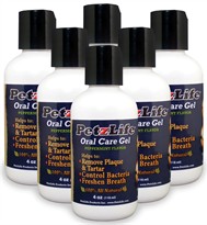 6-PACK Petzlife Oral Care Gel Peppermint Flavor (24 oz)