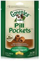 GREENIES Pill Pockets Peanut Butter Capsule (7.9 oz)