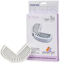 Pioneer Pet Replacement Filters for Ceramic and Stainless Steel Fountains (3 pack)