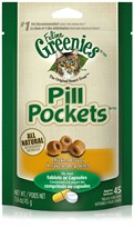 Pill Pockets for Cats CHICKEN 1.6 oz (45 pockets)
